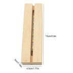 Rectangular Wooden LED Display Base – USB Light Stand for Acrylic Art Decor
