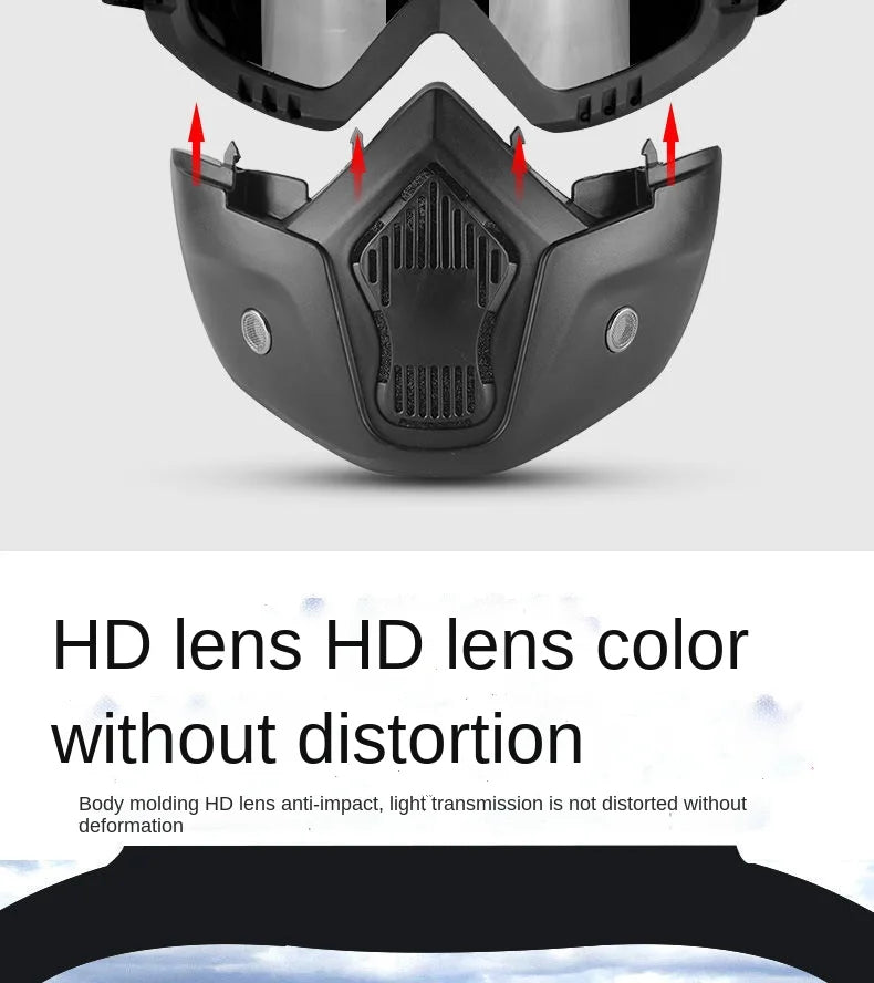 Full Face Protective Goggles – Anti-Fog Windproof Mask for Industrial Safety