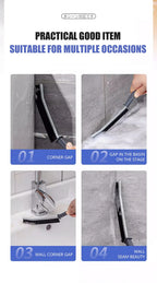 Hard Bristle Crevice Brush – Precision Scrubber for Kitchen and Tile Seams