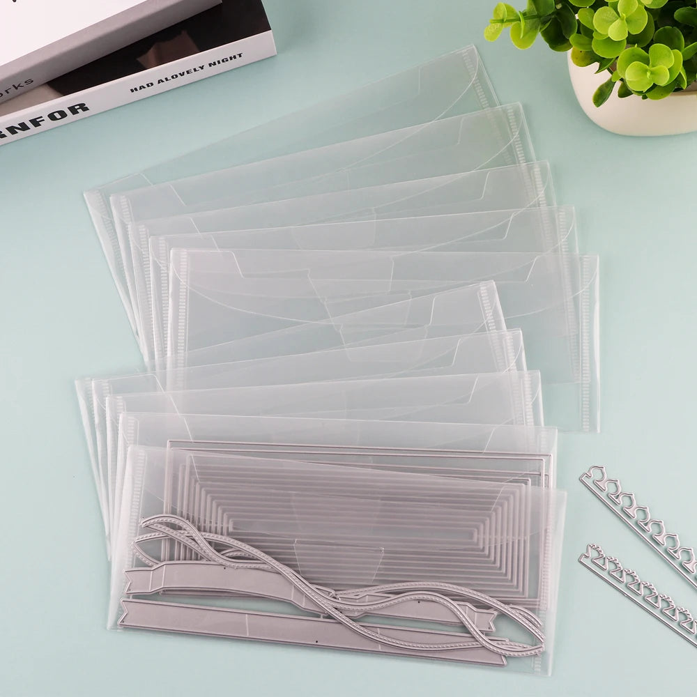 Plastic Stamp and Die Storage Pockets – Waterproof Sleeves for Crafting
