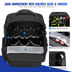 Heavy Duty Tool Backpack – Portable Organizer for Electricians and Plumbers