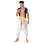 Arabian Prince Costume – Men’s Aladdin Cosplay Outfit for Halloween