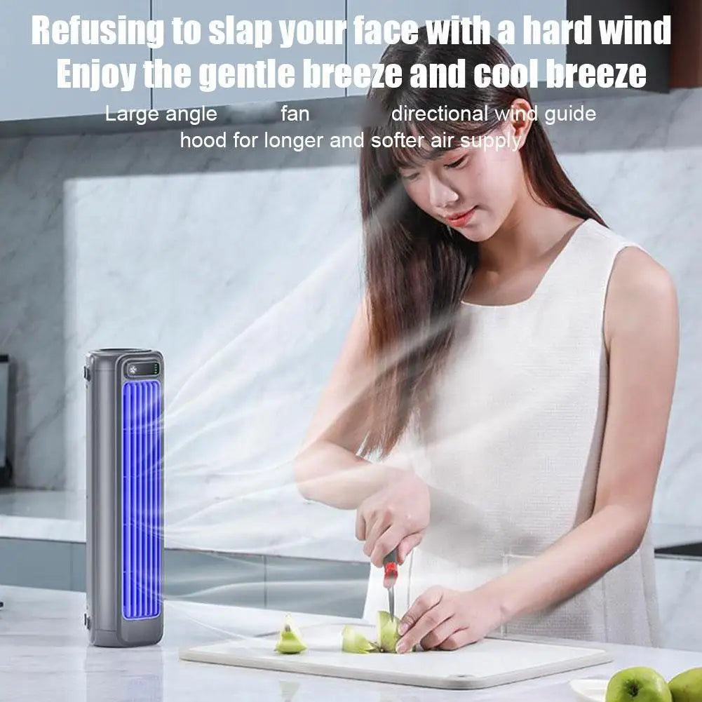 Portable Wall Mounted Fan – Three-Speed Quiet Cooling for Summer Kitchen