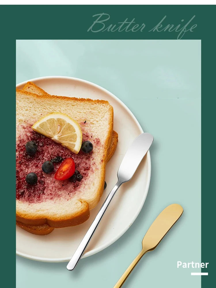 Stainless Steel Butter Knife – Versatile Spreader for Cheese and Bread