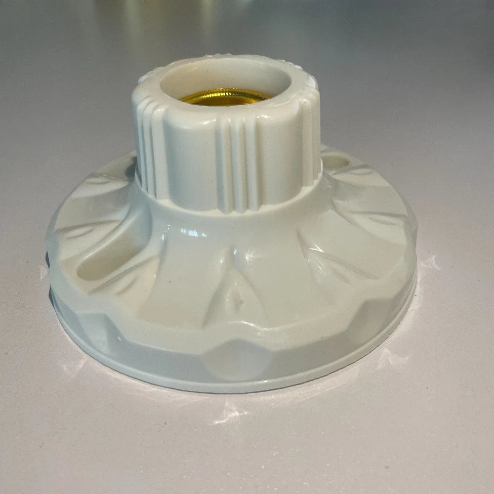 E27 Screw Light Bulb Socket – Ceiling Lamp Holder Base for Home Lighting