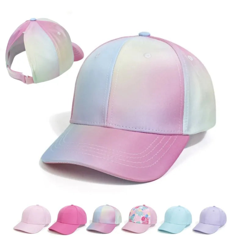 Adjustable Kids Baseball Cap – Sun Protection Hat for Outdoor Summer Travel