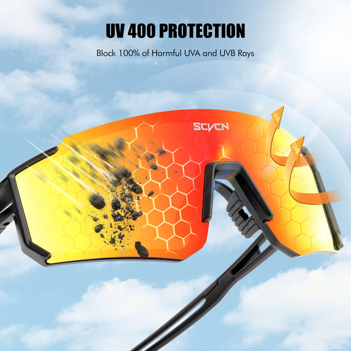 Y2K Sport Sunglasses – UV400 Cycling Eyewear for Outdoor Cycling and Golf