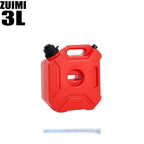 5L Plastic Fuel Canister – Lockable Backup Tank for Motorcycle SUV Storage