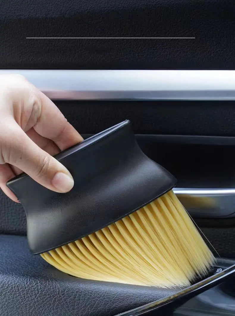 Soft Bristle Detailing Brush – Interior Dust Tool for Car Air Vents