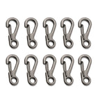 Mini Aluminium D-Ring Carabiner – Spring Clip for Outdoor Camping EDC Gear