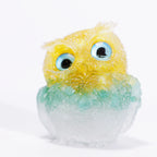 Crystal Owl Ornament – Natural Gemstone Figurine for Home Decor and Aquarium