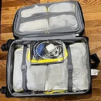 Waterproof Compression Packing Cubes – Space-Saving Luggage Organizers for Travel