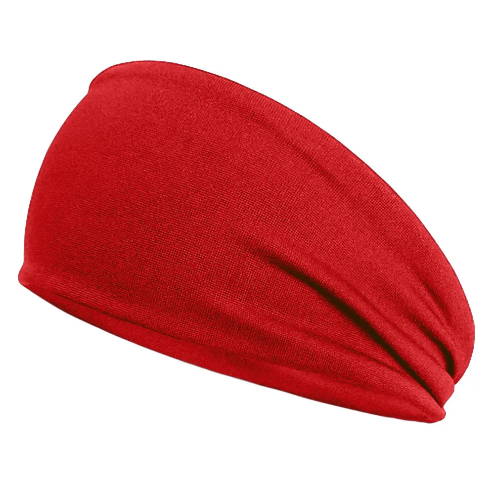 Quick-Dry Sports Sweatband – Elastic Fitness Headband for Running and Yoga