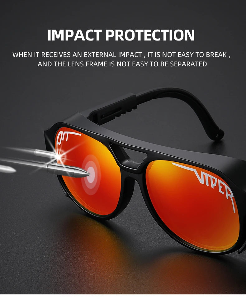 Polarized Cycling Sunglasses – UV400 Windproof Sport Eyewear for MTB Road Bike
