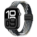 Braided Nylon Loop Watch Band – Magnetic Adjustable Bracelet for Apple iWatch
