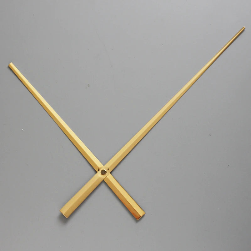 High Torque Wall Clock Mechanism – DIY Repair Kit with Gold and Black Hands