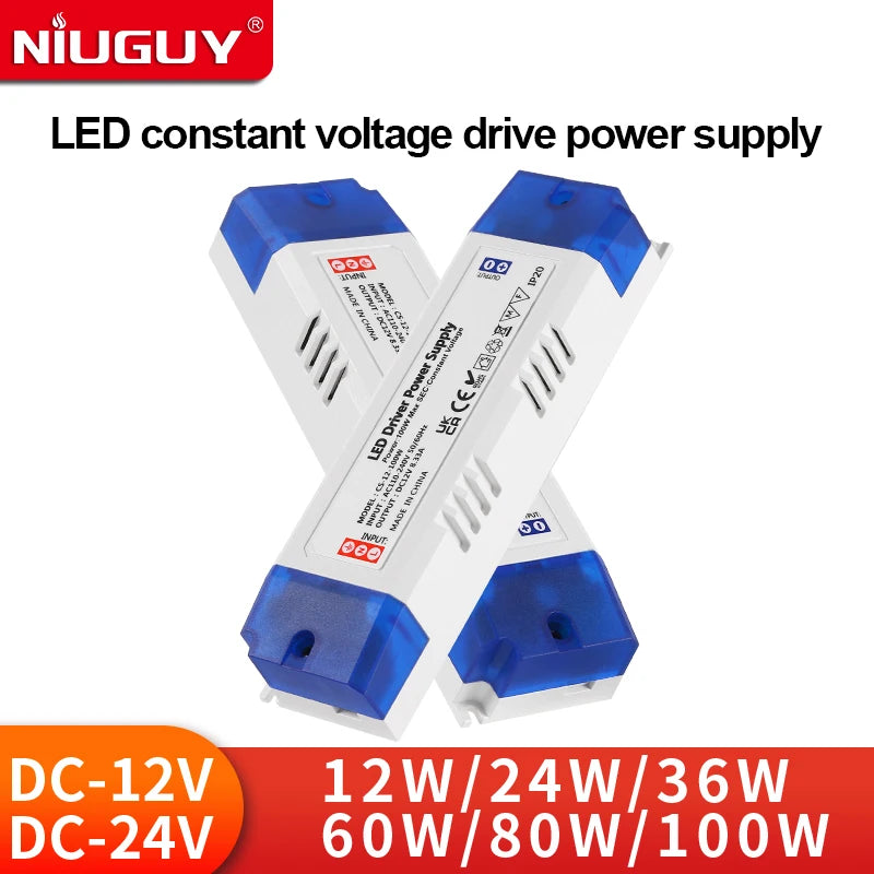 LED Lighting Transformer – Multi-Watt Power Adapter for LED Light Strips