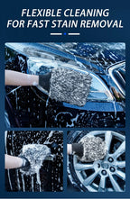 Car Wash Brush – Plush Non-Slip Tool for Wheels and Rims Cleaning