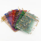 Star Moon Organza Drawstring Bags – Gift Packaging for Jewelry and Weddings