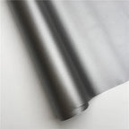 Matte Dark Grey Vinyl Film – Bubble Free Wrap for Vehicle and Console Decals