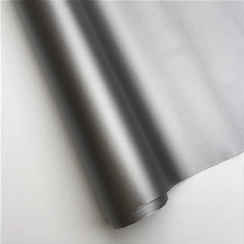 Matte Dark Grey Vinyl Film – Bubble Free Wrap for Vehicle and Console Decals
