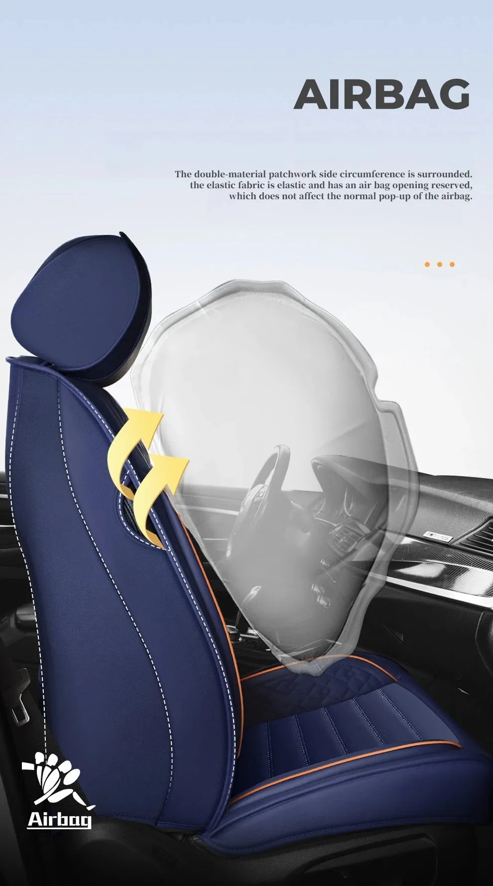 Full-Wrap Leather Car Seat Covers – Durable Universal Fit for All-Season Driving