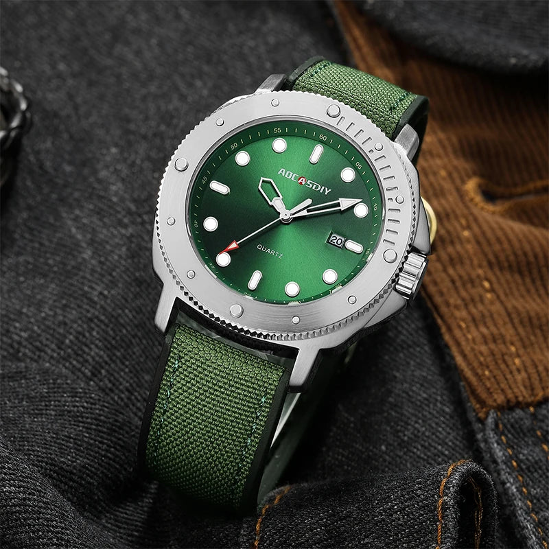 Luxury Chronograph Wristwatch – Waterproof Luminous Calendar for Men