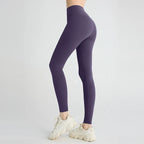 High Waisted Yoga Leggings – Naked Feel Fitness Pants for Gym and Running