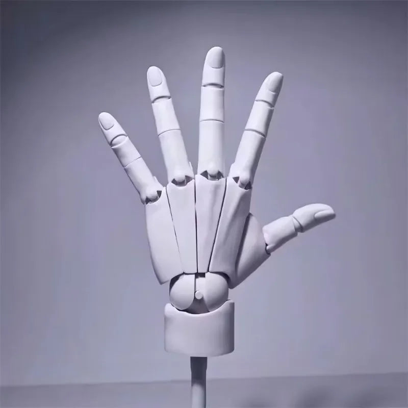 Articulated Wooden Hand Model – Posable Sketching Figurine for Artists