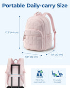 15.6in Laptop Backpack – High Capacity Book Bag for College and Travel