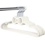 Heart Pattern ABS Clothes Hangers – Durable Organizers for Family Clothing