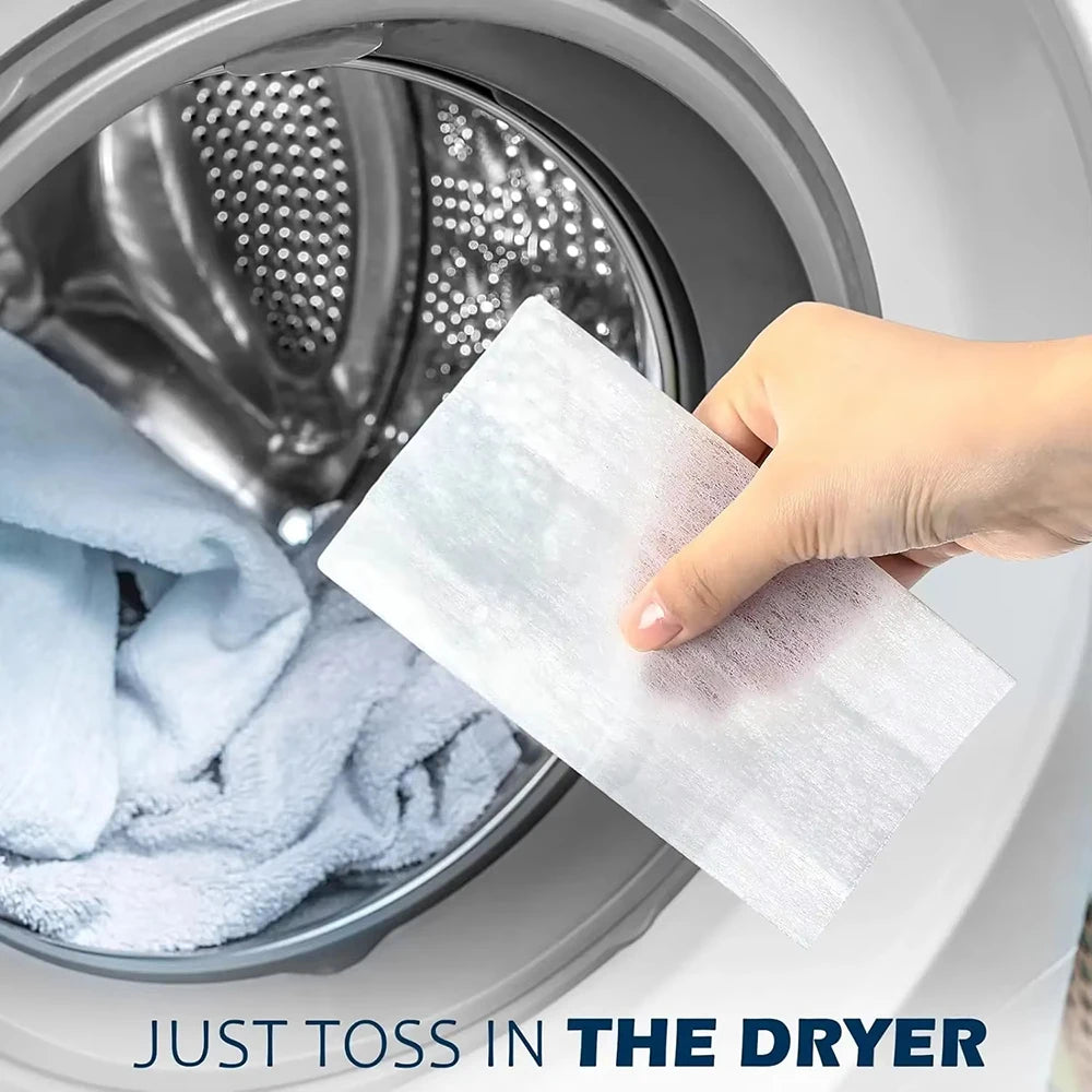 Tumble Dryer Sheets – Long-Lasting Fragrance for Static Reduction Laundry