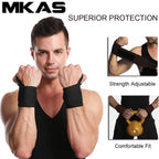 Fitness Wrist Wraps – Padded Support for Weight Lifting and Gym Training