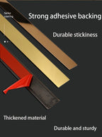 Stainless Steel Decorative Wall Strips – Titanium Mirror Finish for Home Decor