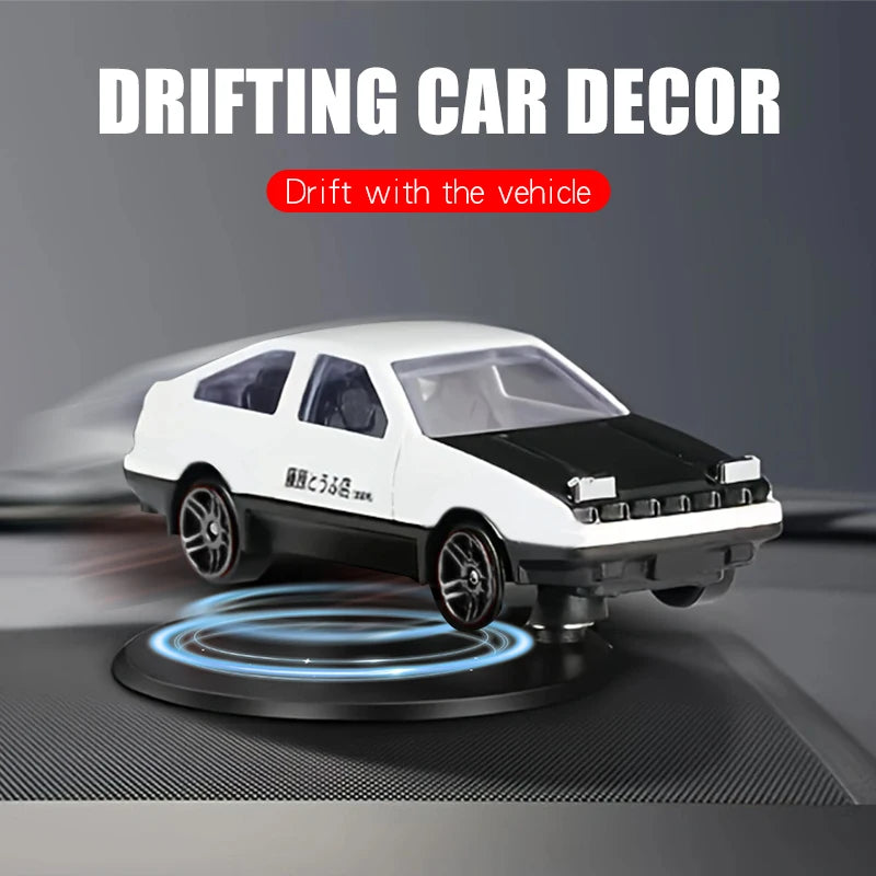 Drifting Car Dashboard Ornament – Swinging Model for Racing Enthusiasts