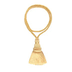 Decorative Curtain Tassel Tieback – Braided Rope Holder for Home Decor