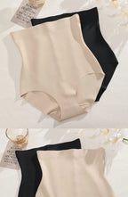 Seamless High Waist Shapewear – Ice Silk Tummy Control Panties for Women