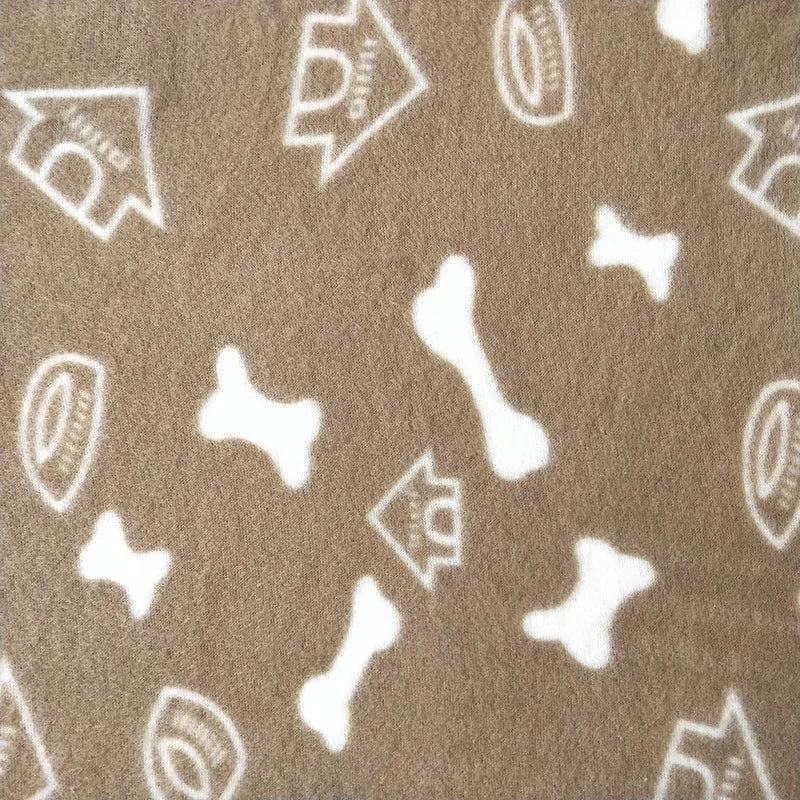 Reversible Fleece Pet Blanket – Comfortable Mat for Large Dogs