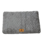 Orthopedic Foam Dog Bed – Removable Faux Fur Cover for Crates