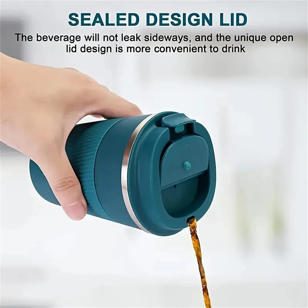 Stainless Steel Vacuum Insulated Mug – Leak-Proof Travel Cup for Outdoor Sports