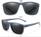 Polarized Cycling Sunglasses – UV400 Square Eyewear for Outdoor Sports