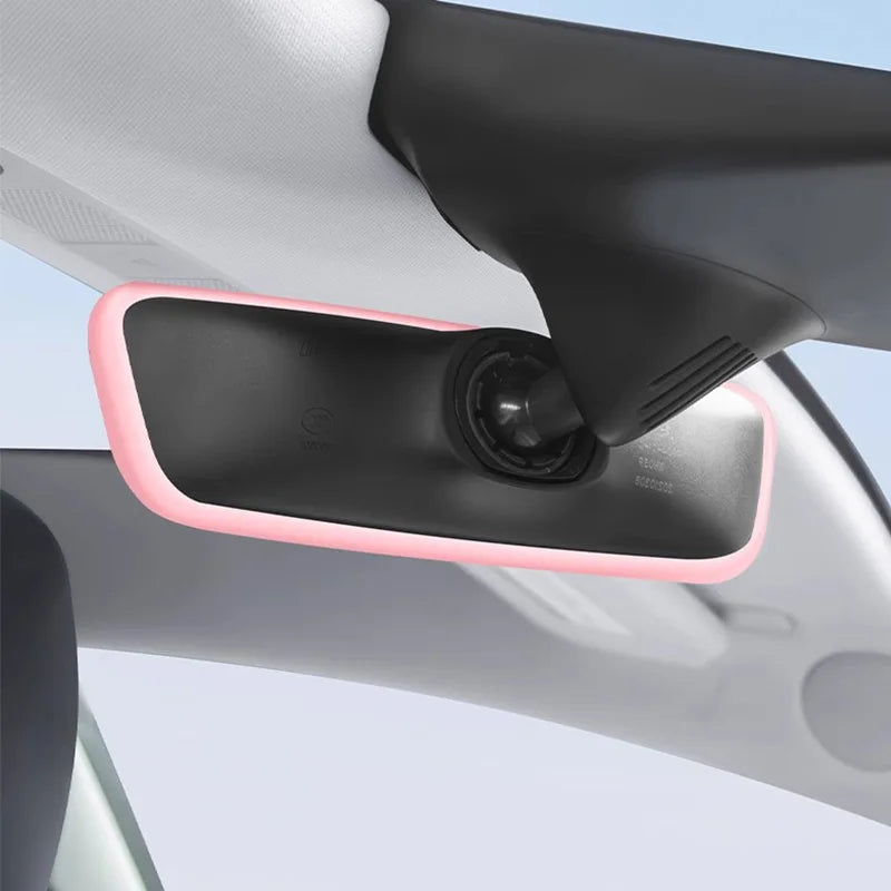 Silicone Rearview Mirror Protector – Interior Trim for Tesla Model 3 Y