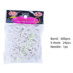 Elastic Loom Bands – Colorful DIY Jewelry Making Kit for Kids Crafts