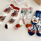 Cute Cartoon Cotton Crew Socks – Aesthetic Kawaii Apparel for Women