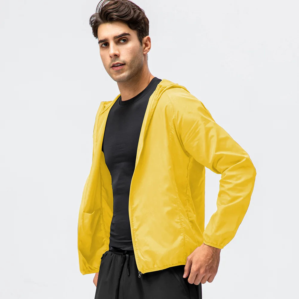 Waterproof Windbreaker Jacket – Sun Protection for Outdoor Hiking and Fishing