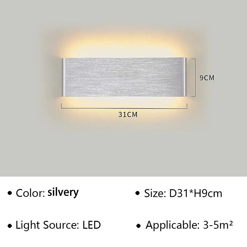 Modern LED Wall Sconce – Minimalist Indoor Lighting for Bedroom and Living Room