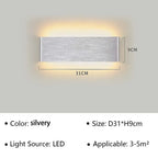 Modern LED Wall Sconce – Minimalist Indoor Lighting for Bedroom and Living Room
