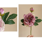 Large Silk Peony Bouquet – Realistic Artificial Flowers for Home Wedding Decor
