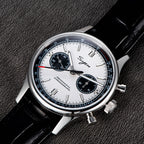 Sugess 1963 Mechanical Chronograph Watch – Sapphire Pilot Style for Men