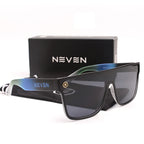 Square Conjoined Lens Sunglasses – UV400 Gradient Eyewear for Outdoor Cycling